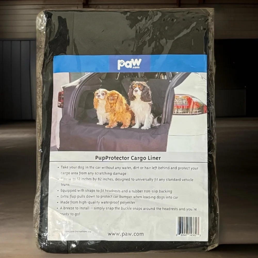 PupProtector Trunk Liner Cover Dog Scratch Protector Blanket Car Pet Transport